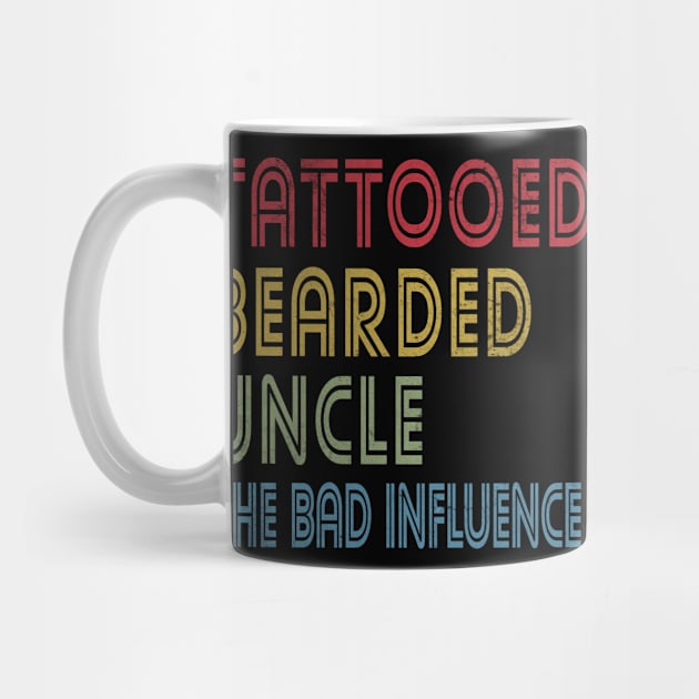 Tattooed Bearded Uncle Bad Influence Uncle Bart by Print-Dinner